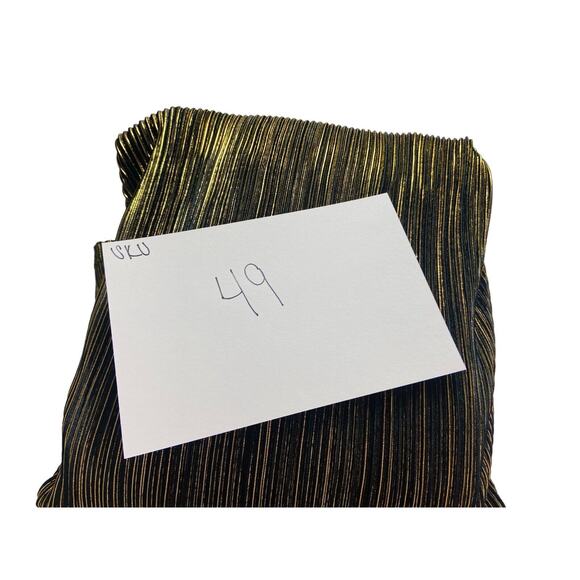 Cato Womens Maxi Skirt Smocked Waist Pull On A Line Pleated Gold Size 18/20W - Picture 7 of 7